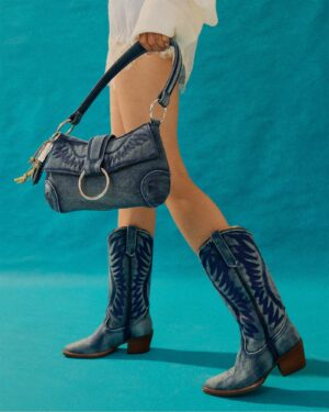 Albany Denim Boot & Albany Bag Bundle