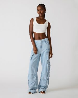 Duo Pant Faded Blue Denim