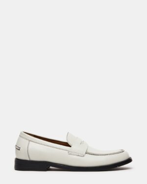 Natan White Leather