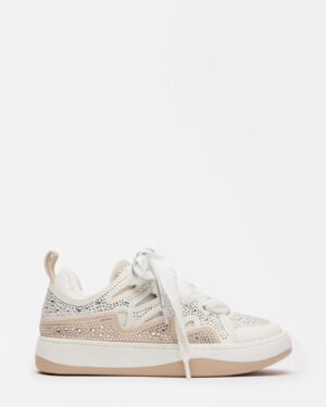 Roaring White Rhinestones