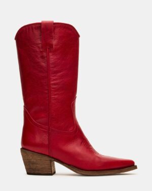 Albany Red Leather