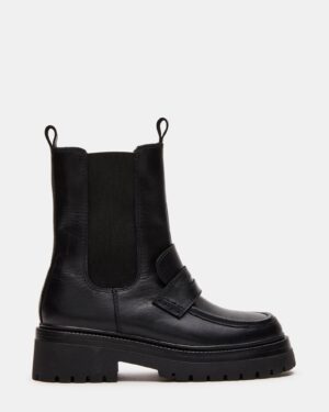 Conway Black Leather