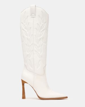Kinzee White Leather