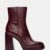 BURGUNDY LEATHER